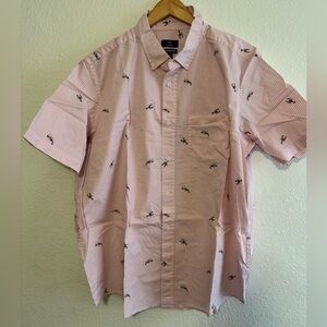 George Men's Pink Striped Button Down Shirt ($10 WHEN ADDED TO A BUNDLE OF 3)